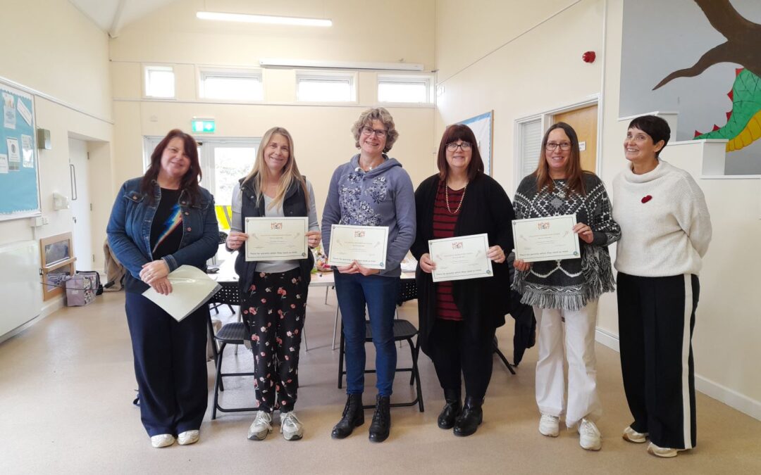 New volunteers graduate from our training course